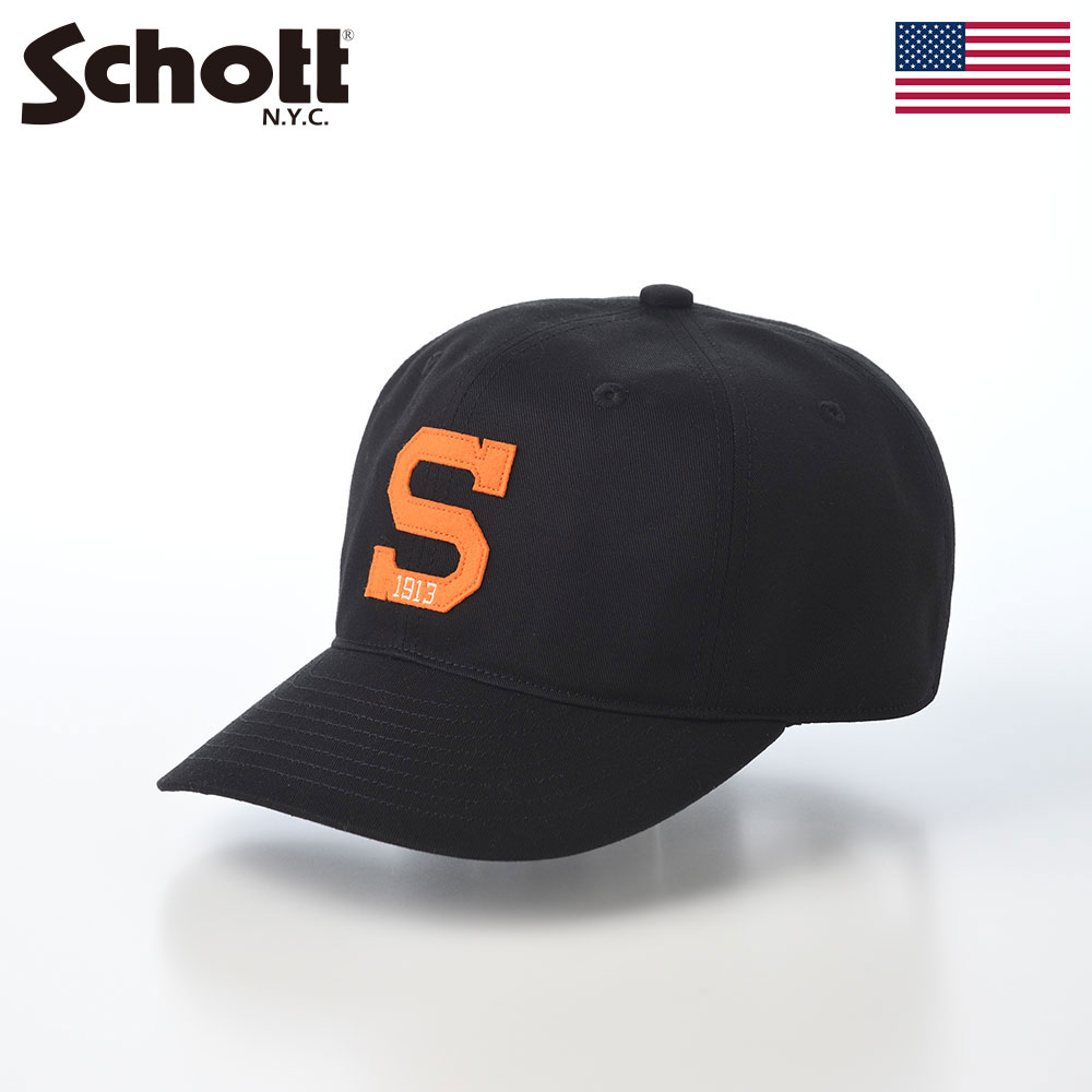 Schott N.Y.C（ショット） Schott S FELT WAPPEN BASEBALL CAP(S