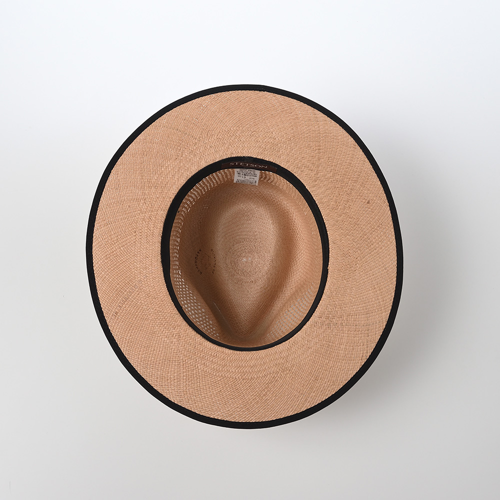 STETSON 透かし編み パナマハット メンズ 帽子 春 夏 中折れ