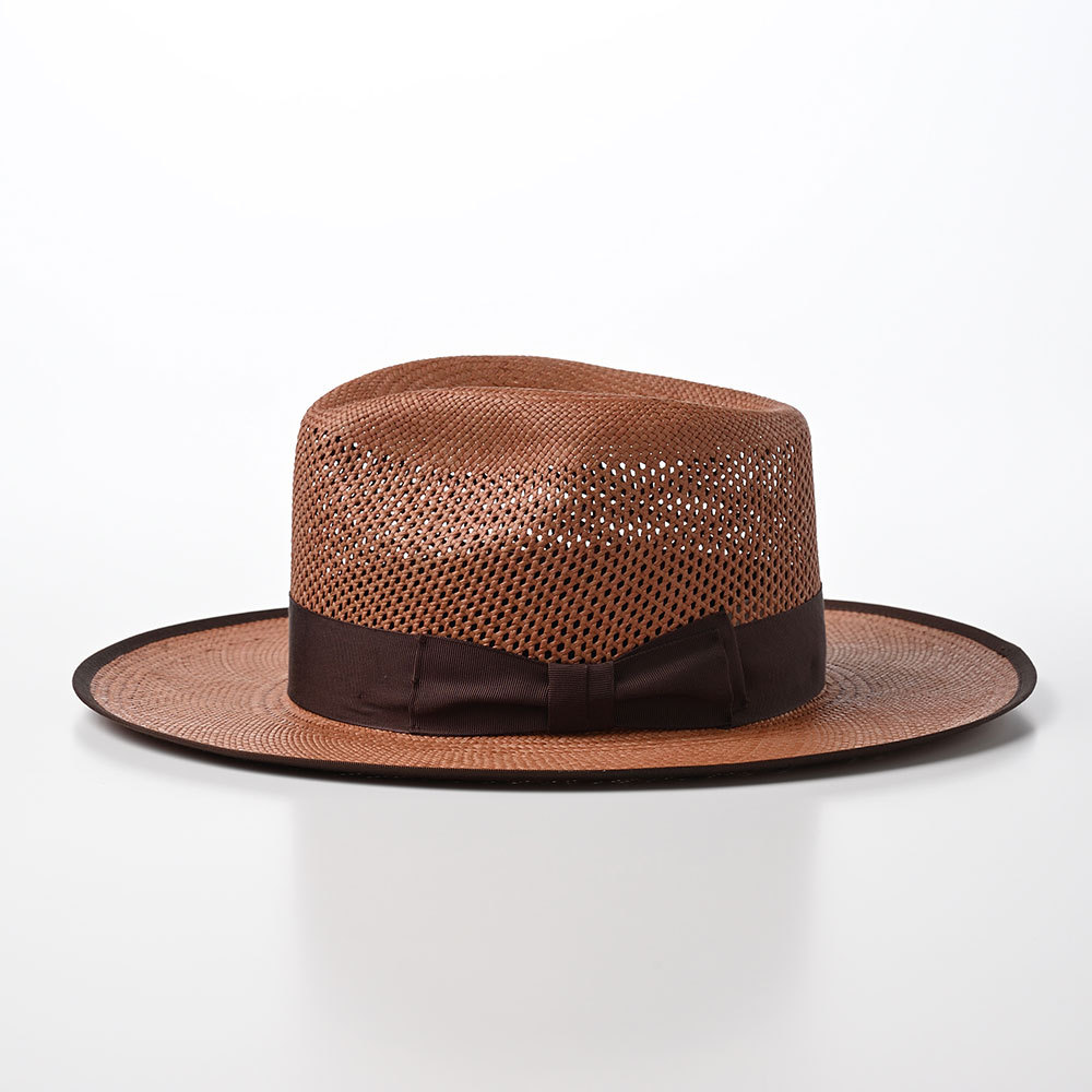 STETSON 透かし編み パナマハット メンズ 帽子 春 夏 中折れハット