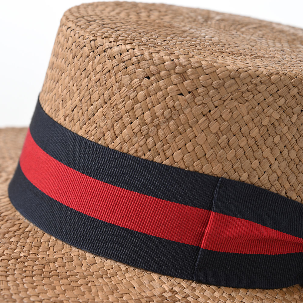 STETSON パナマハット カンカン帽 メンズ 春 夏 大きいサイズ TIKI PANAMA BOTER HAT（ティキ  パナマボーターハット）SE652 モカブラウン