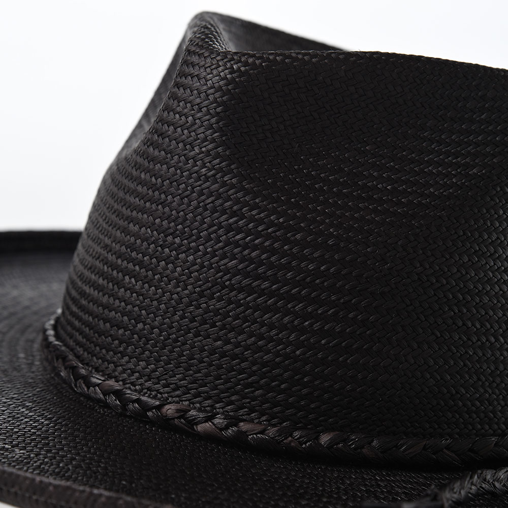 STETSON パナマ帽 パナマハット 中折れハット 帽子 メンズ 春 夏 シンプル 大きいサイズ SERGIO PANAMA（セルジオ パナマ） SE655 ブラック ギフト プレゼント :se655-black:メンズハット・帽子専門店 時谷堂 - 通販 - Yahoo!ショッピング