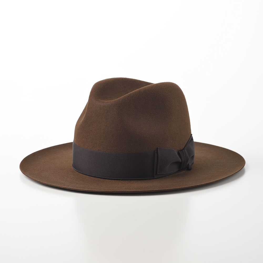 STETSON ステットソン 帽子 メンズ レディース MANHATTAN WideBrim(マンハッタン ワイドブリム)SE687 ブラウン 父の日ギフト 爆買の画像