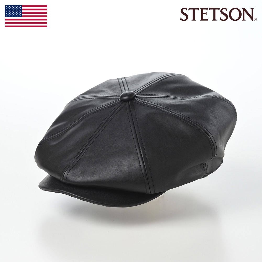 STETSON（ステットソン） 帽子 メンズ レディース LEATHER CASQUETTE