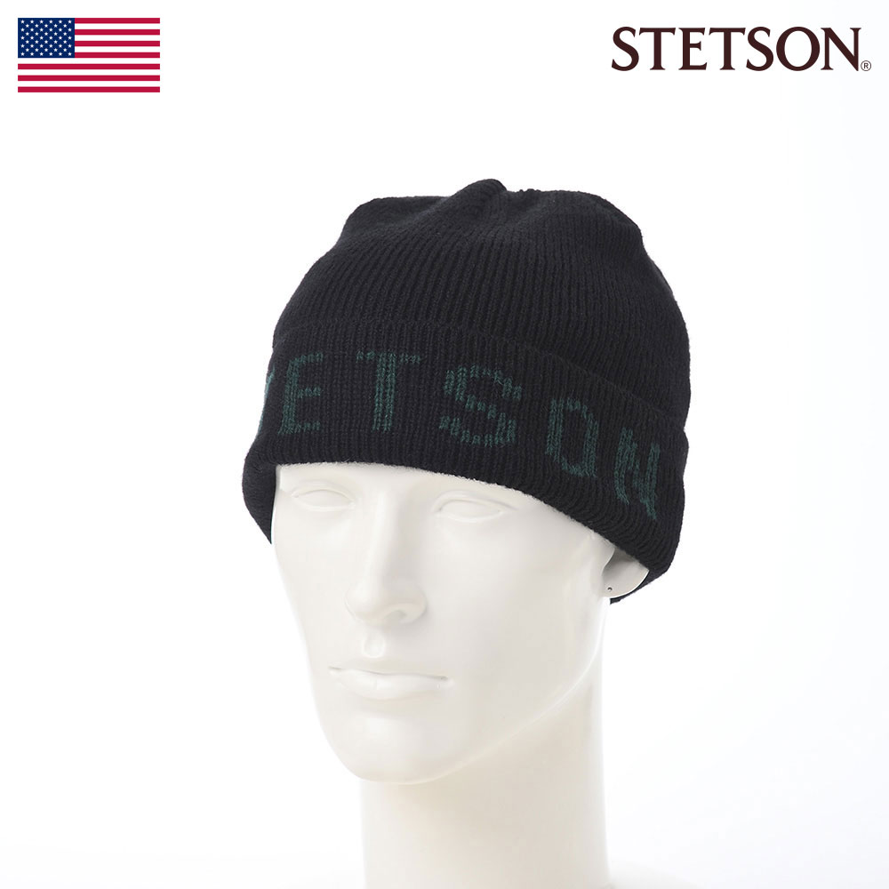 STETSON ブラックウールハット ステットソン フェルトハット CRUSHABLE WOOL HAT（クラッシャブル
