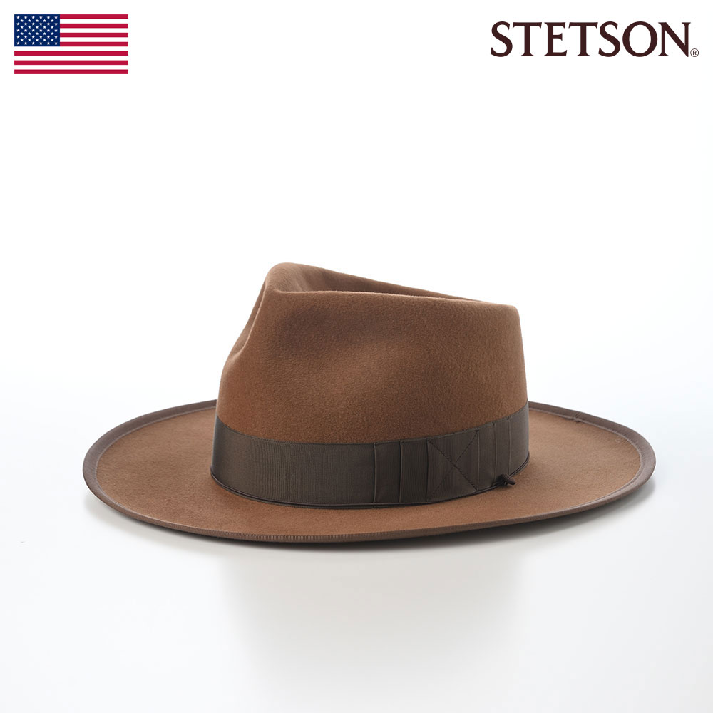 【美品】stetson 7X STETSON（ステットソン） 帽子 メンズ レディース VELOR FELT