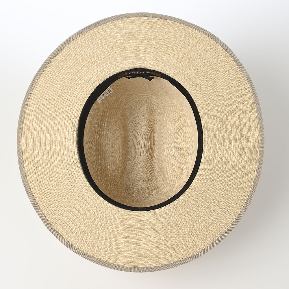 超美品　ステットソン　ハット　ストローハット STETSON 帽子 中折れハット ストローハット 麦わら帽