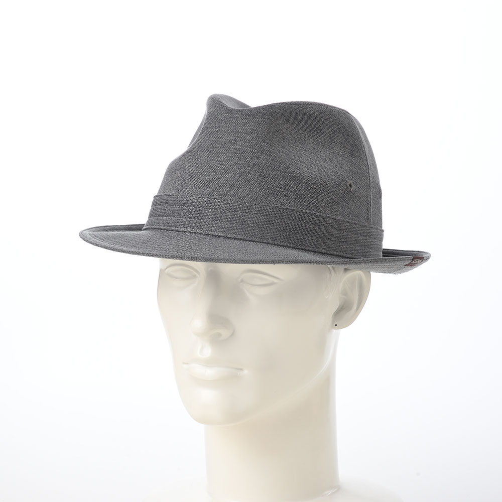 STETSON 中折れハット 布帛ソフトハット 帽子 メンズ スナップ