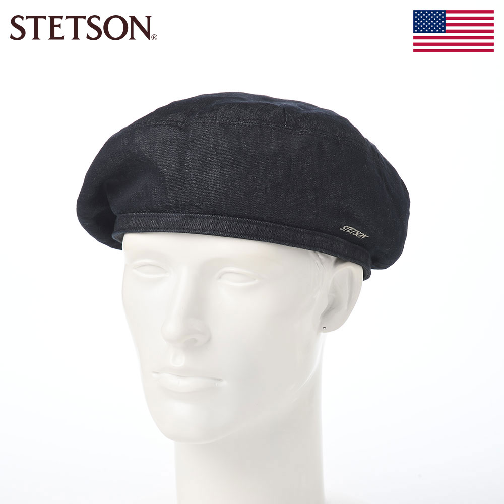 STETSON ベレー帽 メンズ レディース 帽子 COTTON LINEN LIGHT
