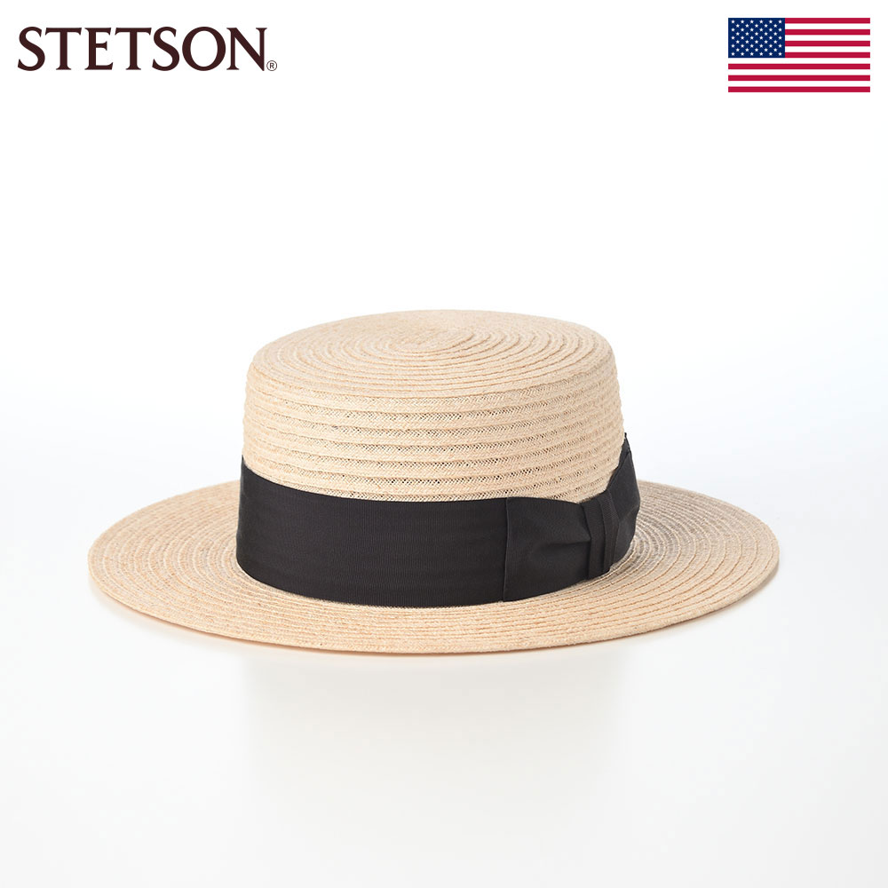 STETSON 帽子 カンカン帽 ステットソン LINEN BRAID KANKAN HAT