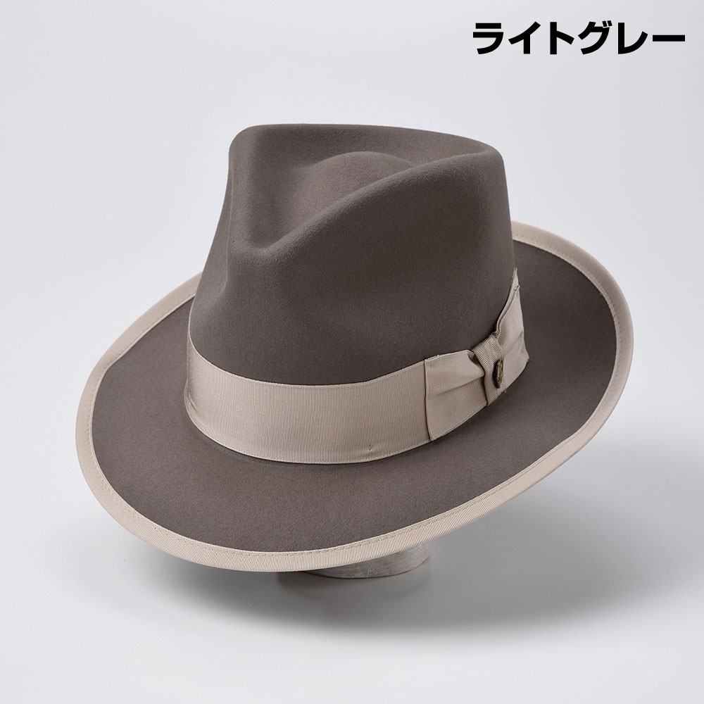 STETSON メンズ ビーバー フェルトハット 中折れハット 帽子 秋冬