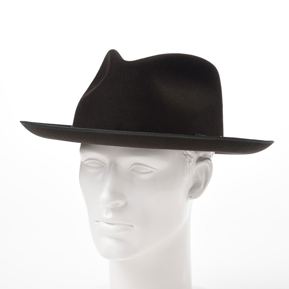 STETSON メンズ ラビットファーフェルトハット 中折れハット