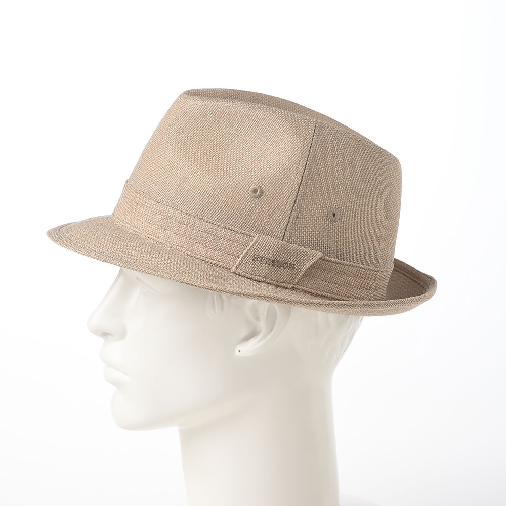 John B. Stetson Company 】古着 ベージュ 中折れハット メンズ