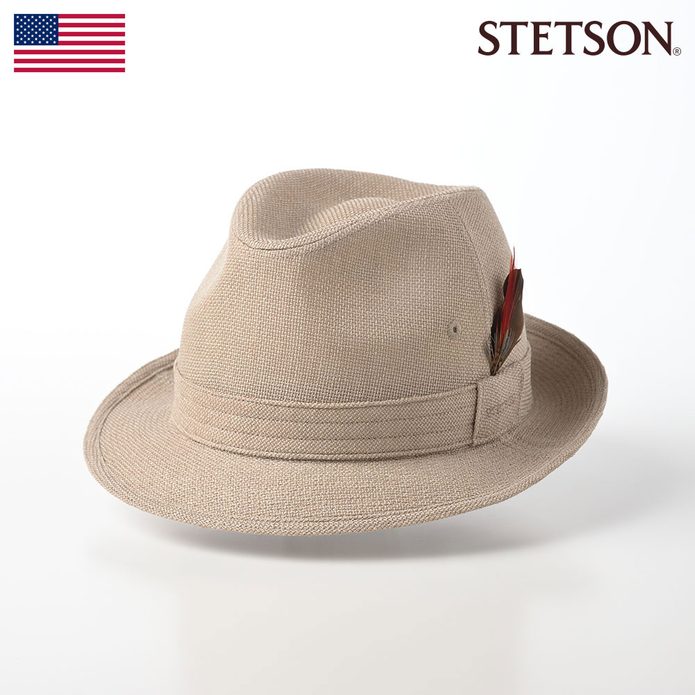 STETSON 中折れハット ソフトハット 帽子 メンズ トリルビー 春 夏