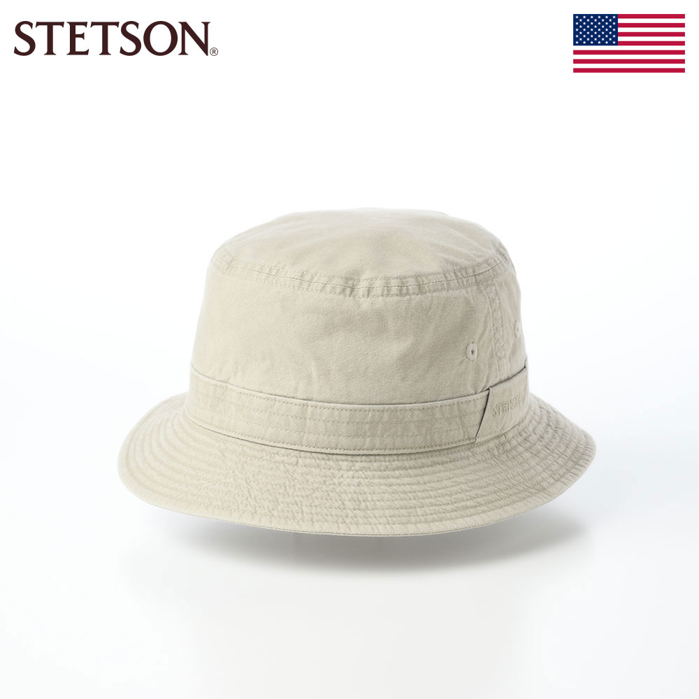 STETSON（ステットソン） メンズ サファリハット ソフト帽子 コットン
