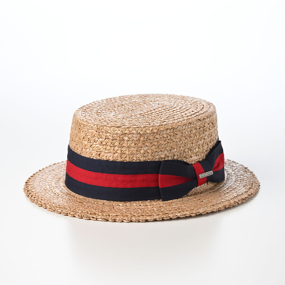 Stetson カンカン帽 ボーターハット M 57cm 30sヴィンテージ Stetson カンカン帽 ボーターハット M 57cm 30sヴィンテージ
