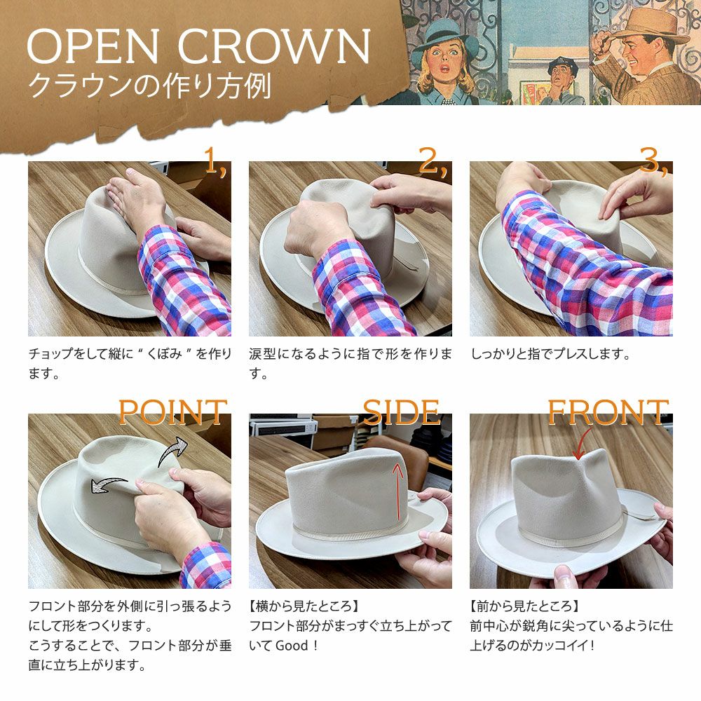 STETSON（ステットソン） 中折れハット フェルトハット メンズ 秋 冬