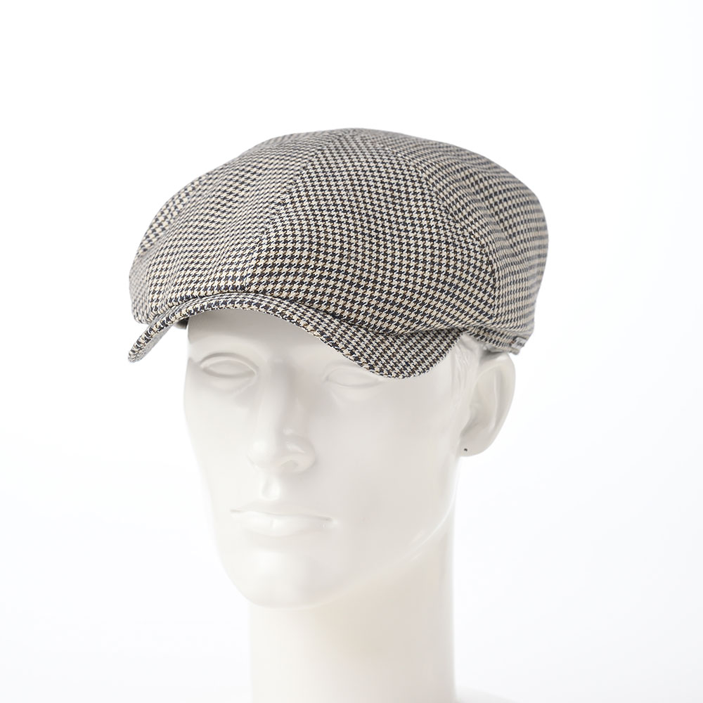 WIGENS キャスケット帽 春 夏 キャップ CAP 帽子 メンズ レディース Newsboy Slim Cap(ニュースボーイ  スリムキャップ)W101660 ブラウン