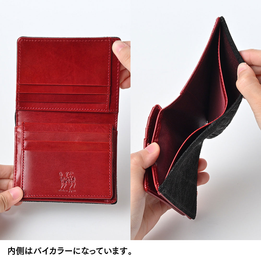 ZOO（ズー） 二つ折り財布 メンズ レディース 象革 バイカラー 二