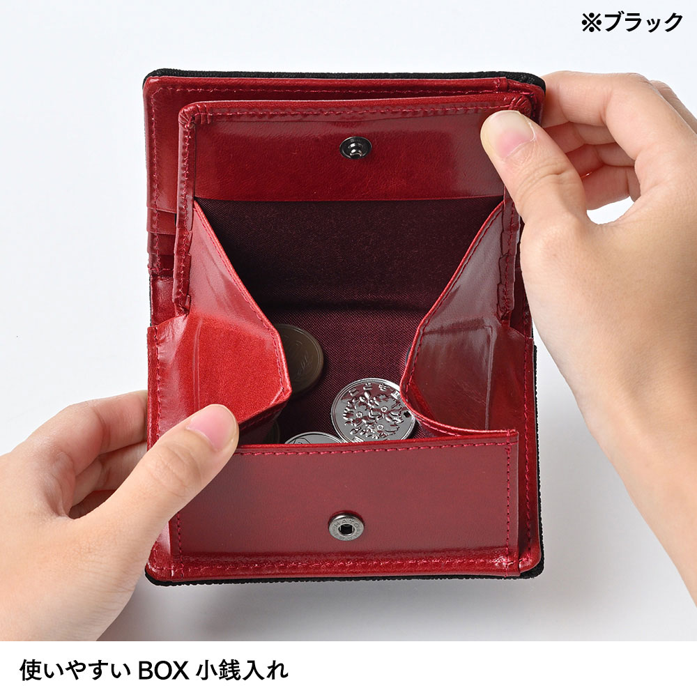 ZOO（ズー） 二つ折り財布 メンズ レディース 象革 バイカラー 二