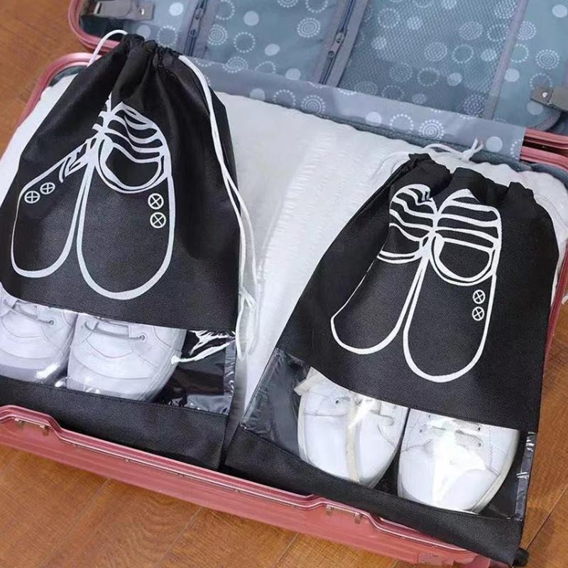 靴 収納袋 省スペース アイディア ポーチ スリム おしゃれ 旅行用品 旅行用 小分けバッグ トラベルポーチ シューズポーチ 防水素材 おしゃれ 送料無料 | ブランド登録なし | 02