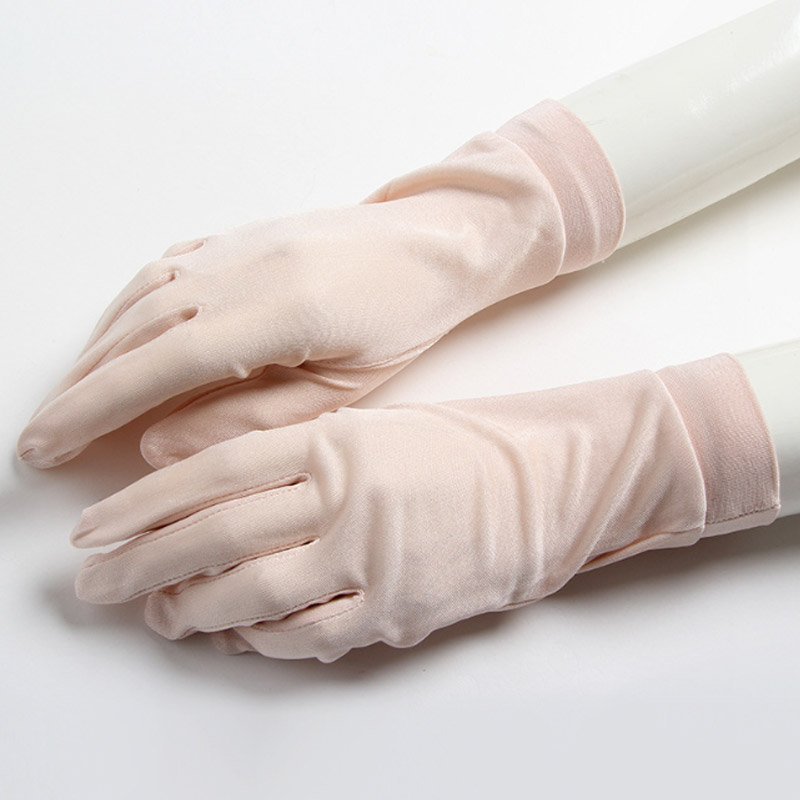 シルク手袋 紫外線 UV 日焼け効果 レディース シルク 100% フリーサイズ 肌に優しい 夏 春 秋 フルシーズン | ブランド登録なし | 02