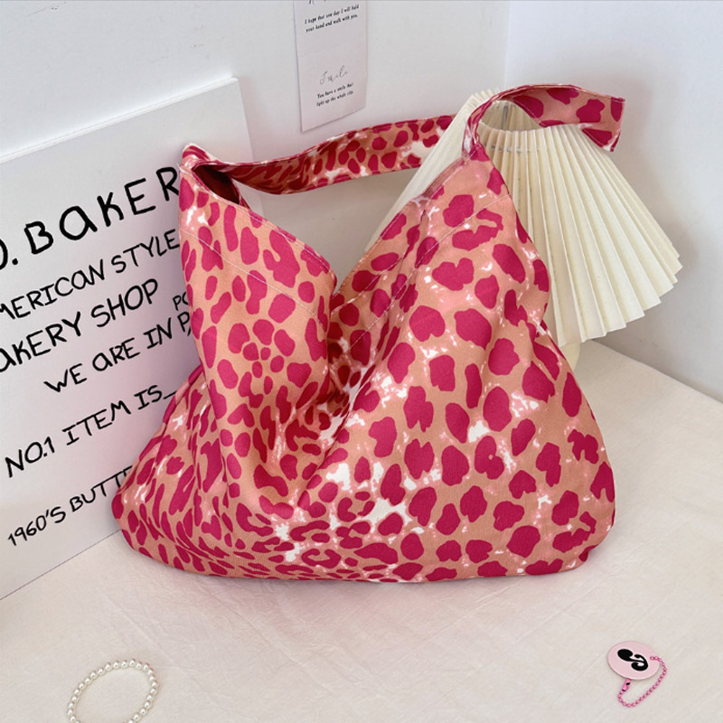 トートバッグ ヒョウ柄 レディース メンズ おしゃれ 20代 キャンバス 大きめ ブランド かわいい 軽量 ランチバッグ 爆買 | ブランド登録なし | 03