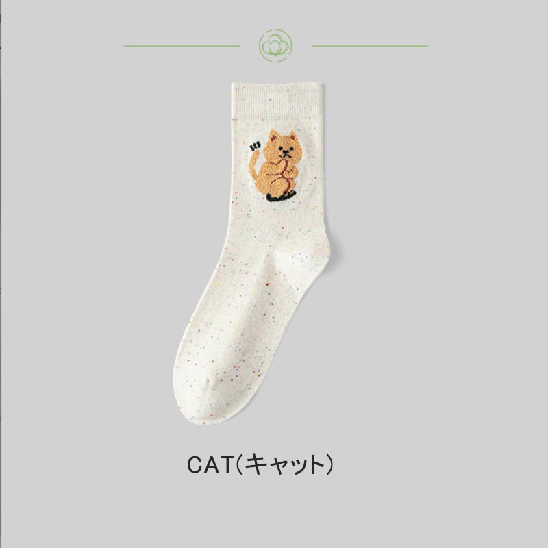 靴下 レディース 綿100% 3足セット ガールズ 秋用 冬用 夏用 素肌にやさしい くるぶし おしゃれ 暖かい 黒 女性 仕事 プライベート 22cm ソックス ハイソックス | ブランド登録なし | 02