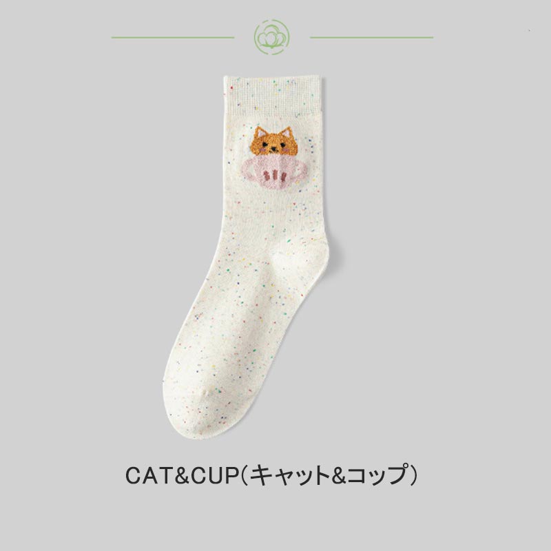 靴下 レディース 綿100% 3足セット ガールズ 秋用 冬用 夏用 素肌にやさしい くるぶし おしゃれ 暖かい 黒 女性 仕事 プライベート 22cm ソックス ハイソックス | ブランド登録なし | 03