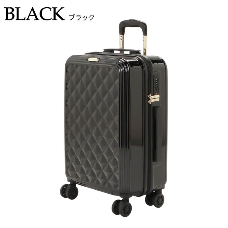 （スーツケース）CECIL McBEE セシルマクビー キルト風キャリーケース Sサイズ 35L CM12-4-00025 機内持ち込み可  キャリーバッグ レディース（ラッピング不可）