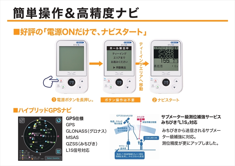 朝日ゴルフ用品 GPS ゴルフナビ イーグルビジョン EAGLE VISION