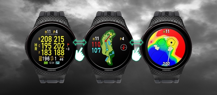GREENON グリーンオン ザ・ゴルフウォッチ A1-3 (THE GOLF WATCH