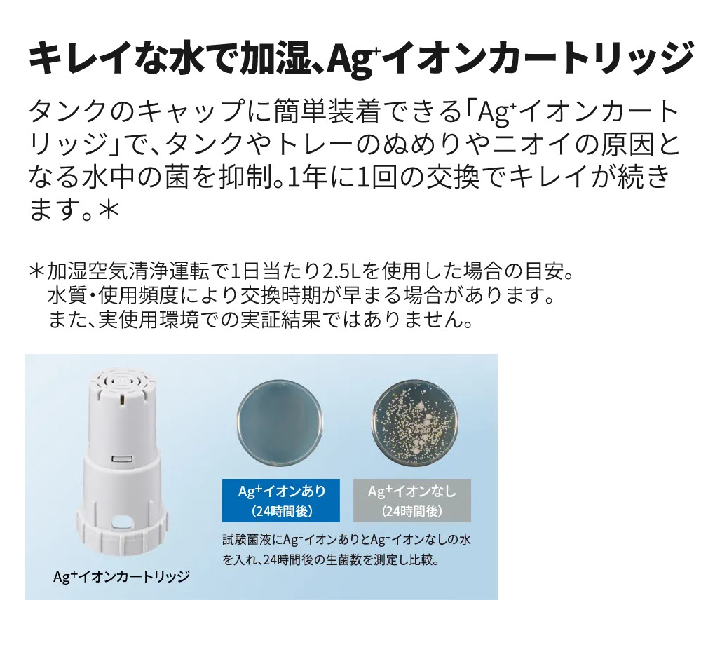 SHARP（シャープ） 加湿空気清浄機 KC-S50-W ホワイト 〜13畳 最大加湿