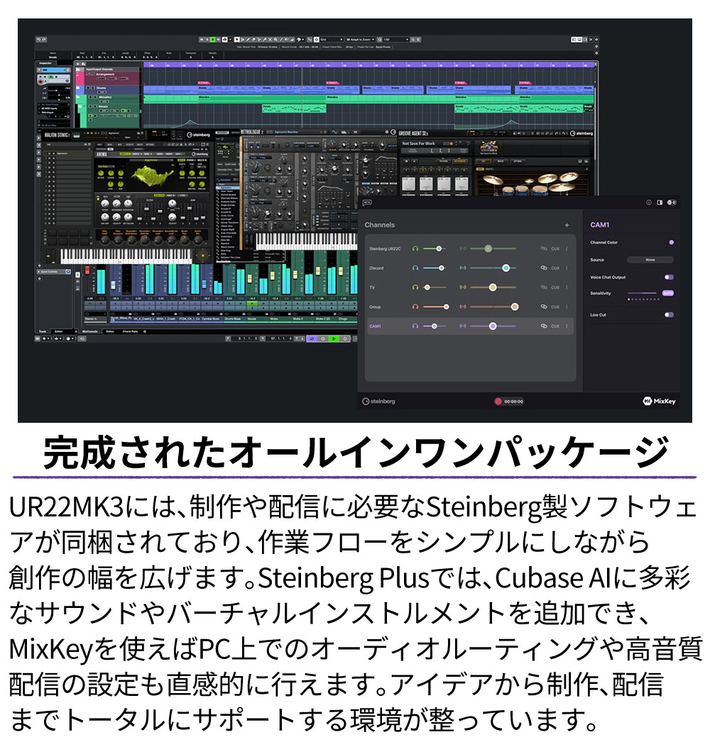 YAMAHA（ヤマハ） オーディオインターフェース USB2.0 ホワイト