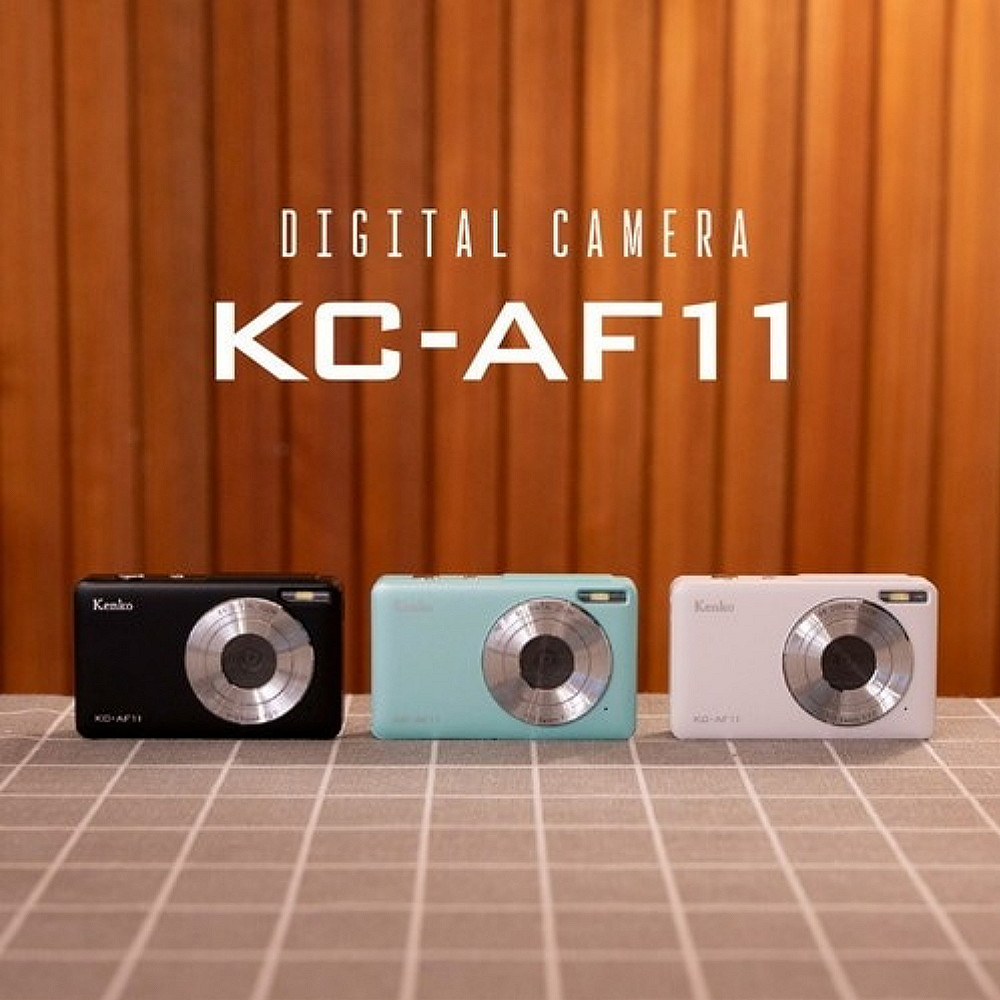 Kenko ケンコー デジタルカメラ グリーン KC-AF11 美品 保証付き ケンコー・トキナー ケンコー コンパクトデジタルカメラ KC-AF11