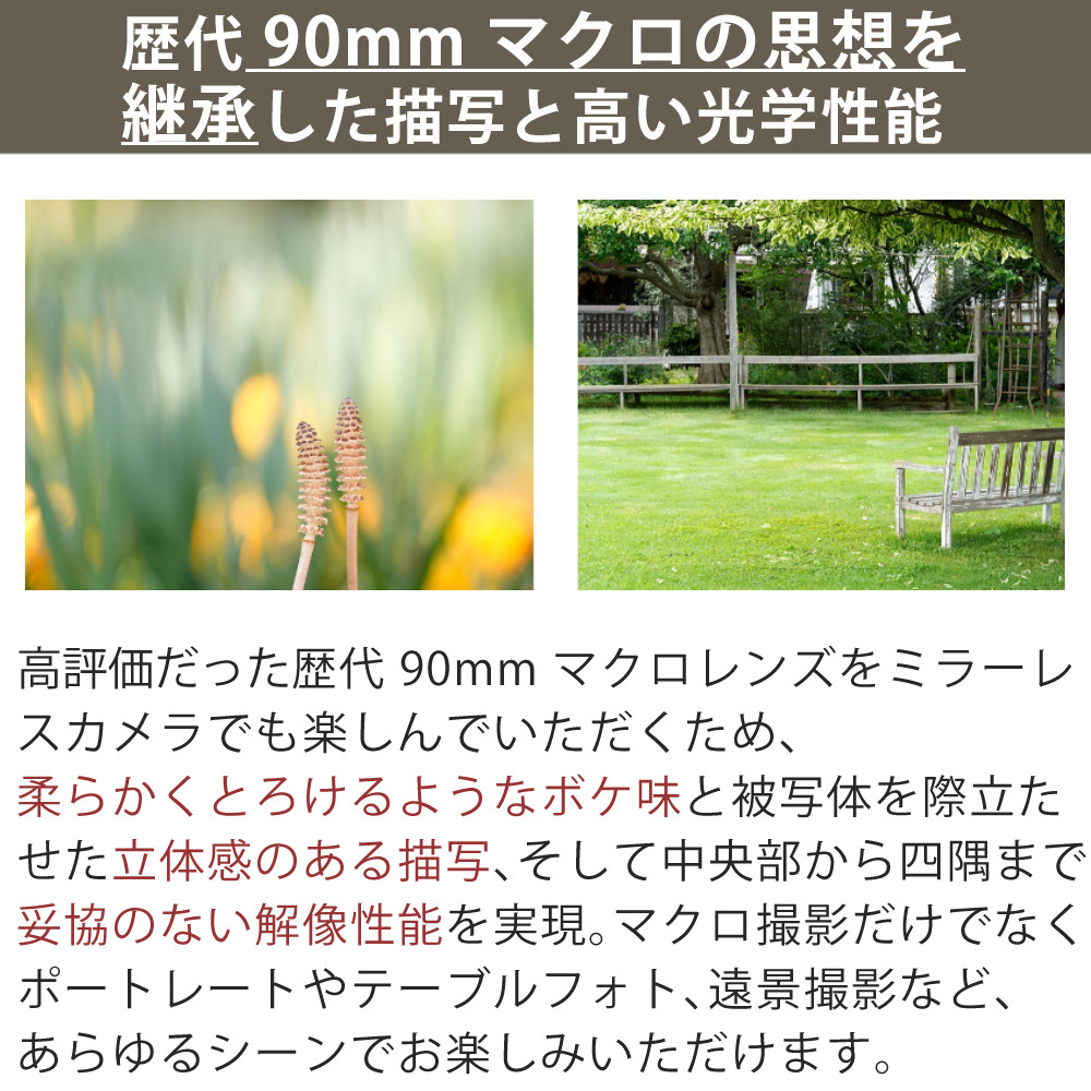 TAMRON（タムロン） 90mm F2.8 Di III MACRO VXD ソニーE用 F072S