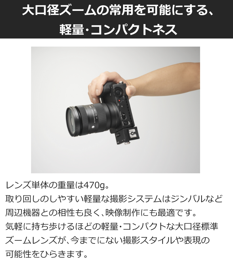 レビューでレンズキャッププレゼント）シグマ 28-70mm F2.8 DG DN (C