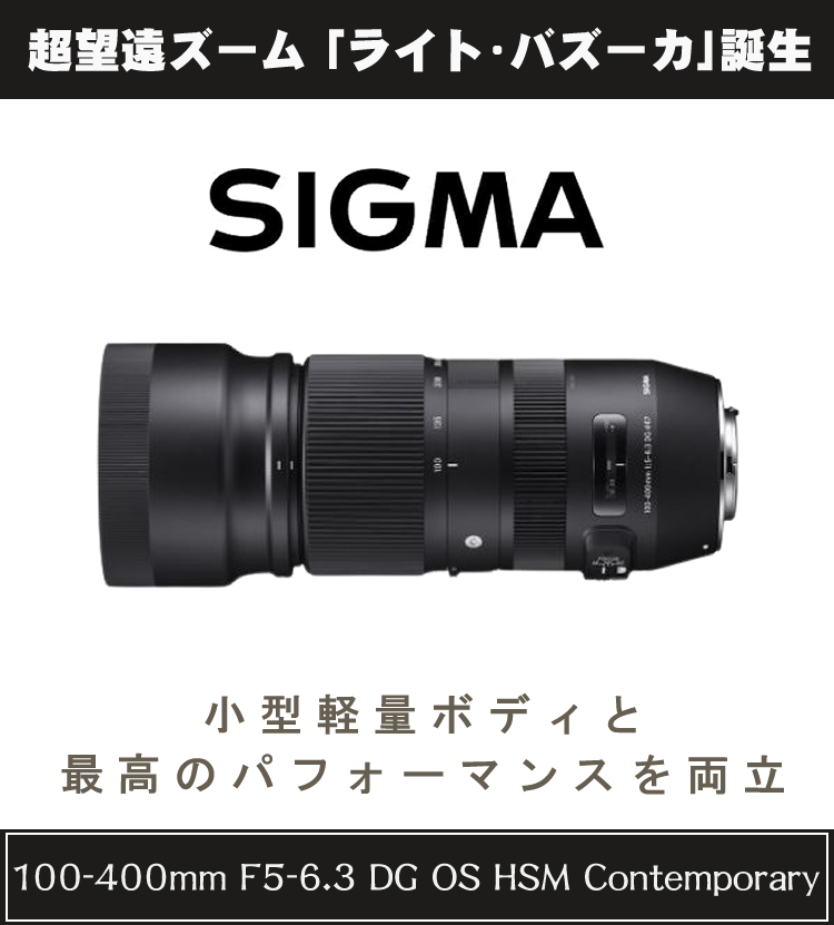 レビューでレンズキャッププレゼント） レンズ保護フィルター付 シグマ 100-400mm F5-6.3 DG OS HSM（C） ニコンマウント用 :  s3404-sig-4116 : ホームショッピング - 通販 - Yahoo!ショッピング