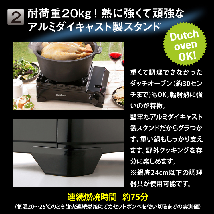 Iwatani カセットこんろの王様 イワタニ カセットフー タフまる