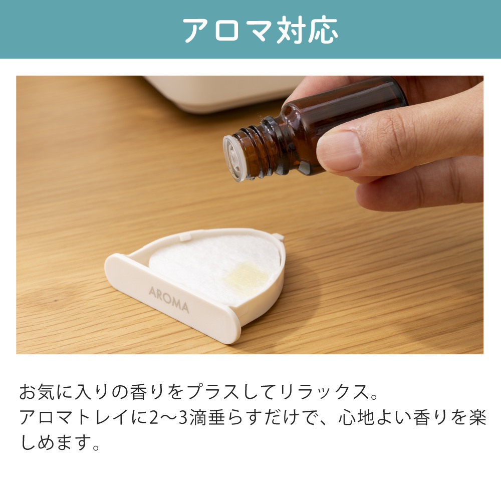QUADS（クワッズ） 超音波式 加湿器 エルモイスト QS540 アイボリー