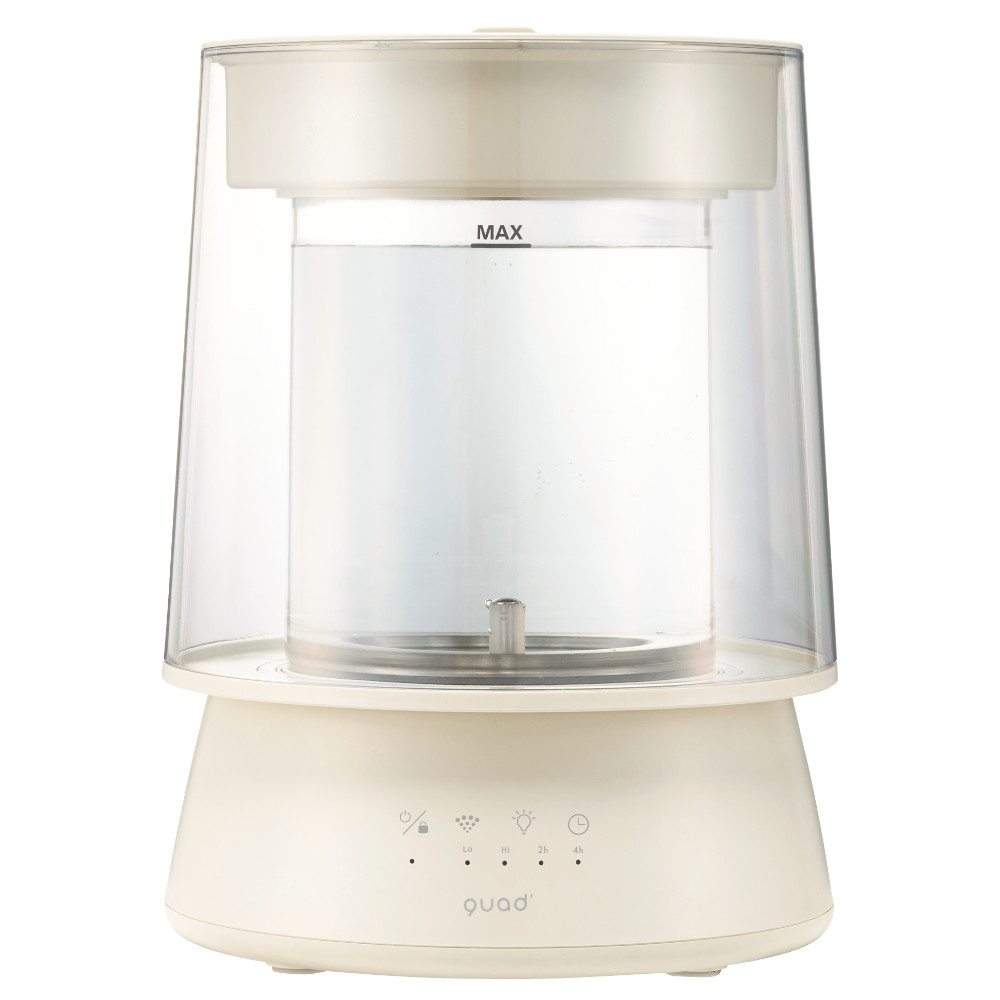 QUADS（クワッズ） 加湿器 ガラス スチーム 加湿器 GLASS グラス QS649