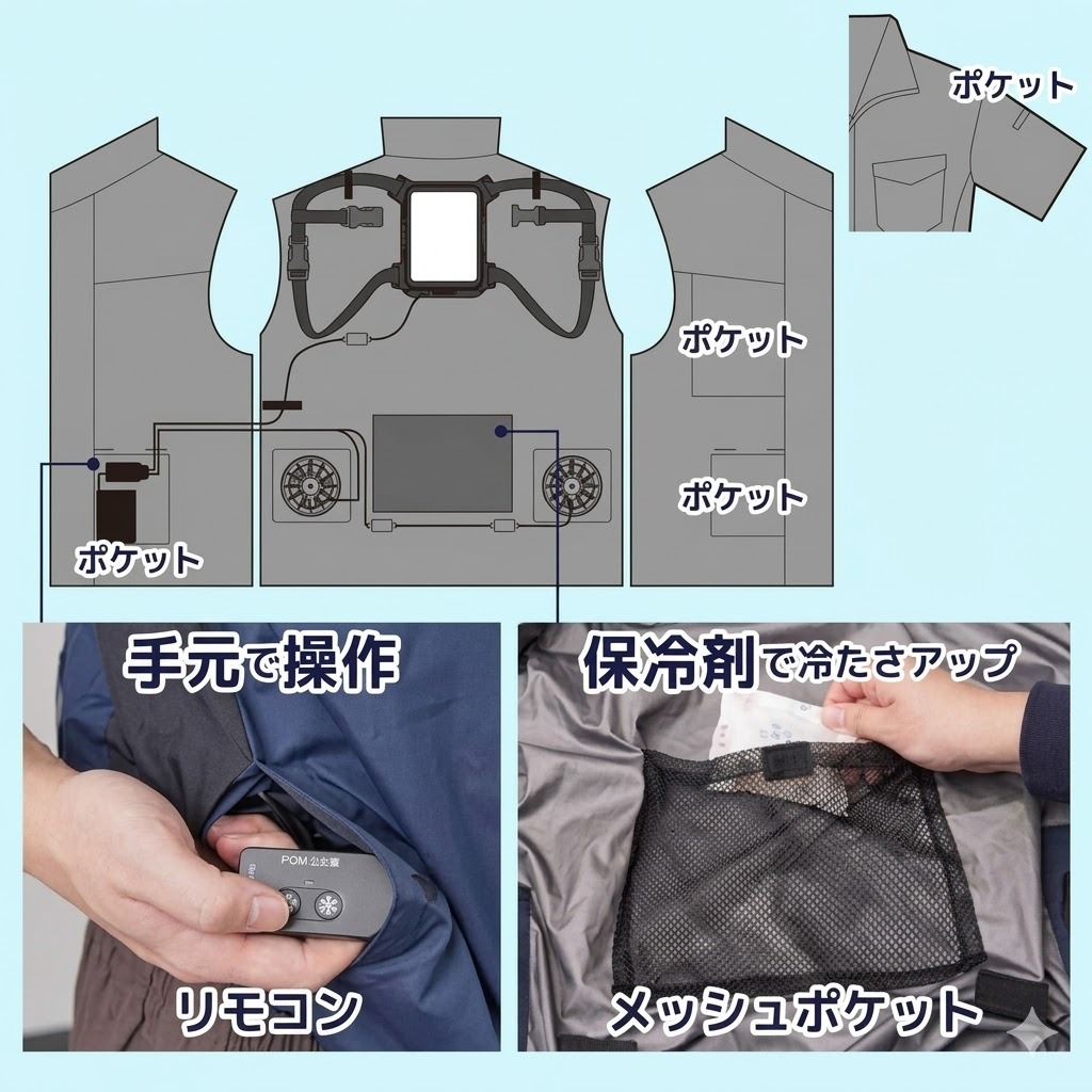 サンコー 防暑服 圧倒的に冷える 冷蔵服2026 TKWE26SNV3L 半袖