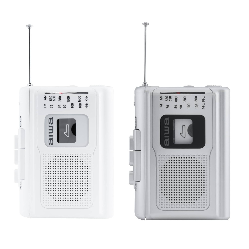 aiwa アイワ 携帯ラジオ ポータブルカセットレコーダー audio -G PCR1