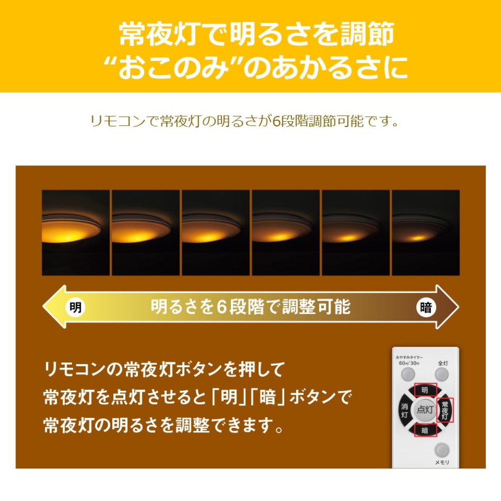 TOSHIBA（東芝） LEDシーリングライト 〜6畳 丸型 単色 昼光色 調光