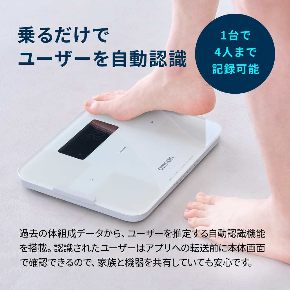 オムロン 体重 体組成計 カラダスキャン KRD-608T2 KRD-608T2-W