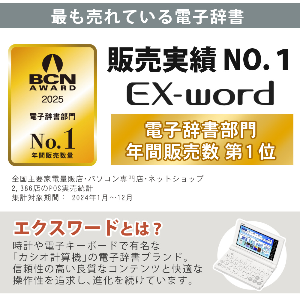 CASIO（カシオ） （名入れは有料可） 電子辞書 エクスワード XD-SA2910