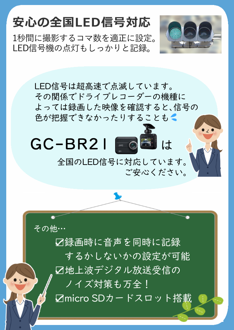 プリの (ドラレコ 後方用) JVC GC-BR21 200万画素 リア用ドライブ ...