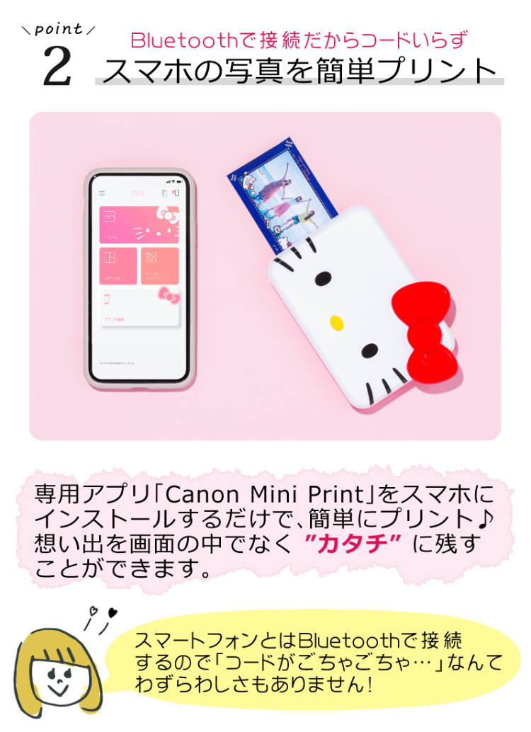 新作登場SALE キヤノン(Canon) ミニフォトプリンター iNSPiC PV-123