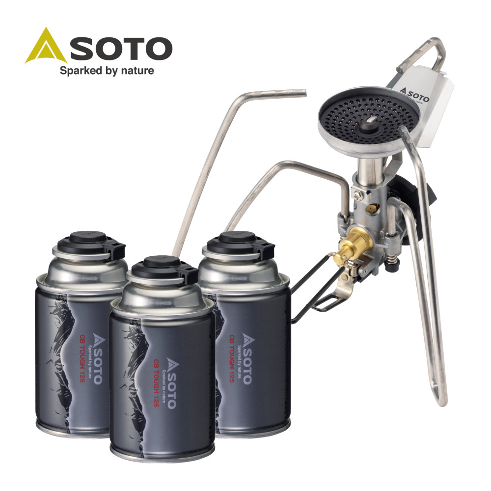 SOTO ソト レギュレーターストーブ TriTrail ST-350 ミニカセットガス3