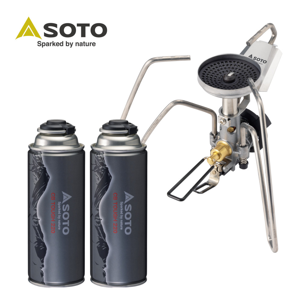 SOTO ソト レギュレーターストーブ TriTrail ST-350 カセットガス2本