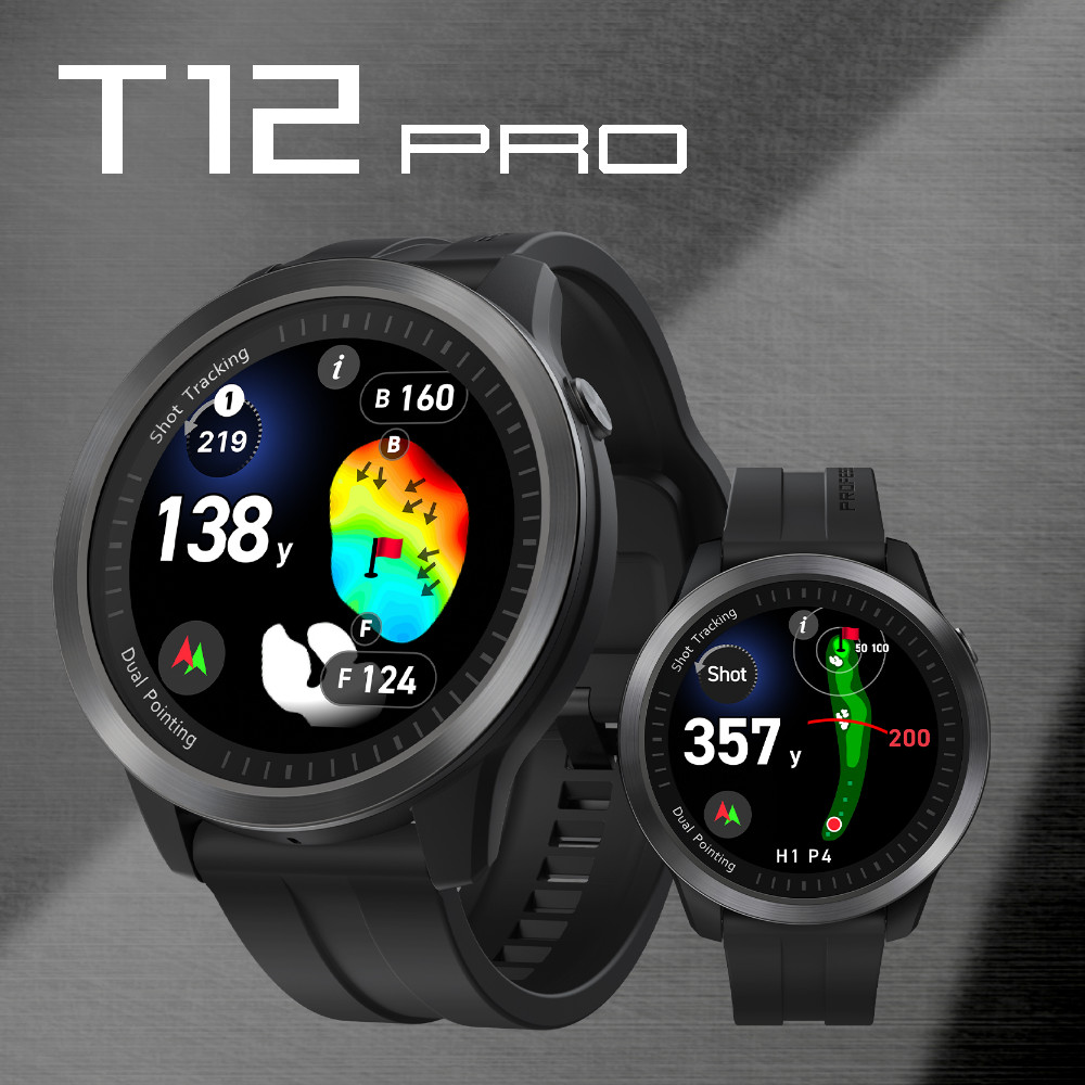 VOICE CADDIE（ボイスキャディ） T12 プロ ティー付き ゴルフナビ GPS